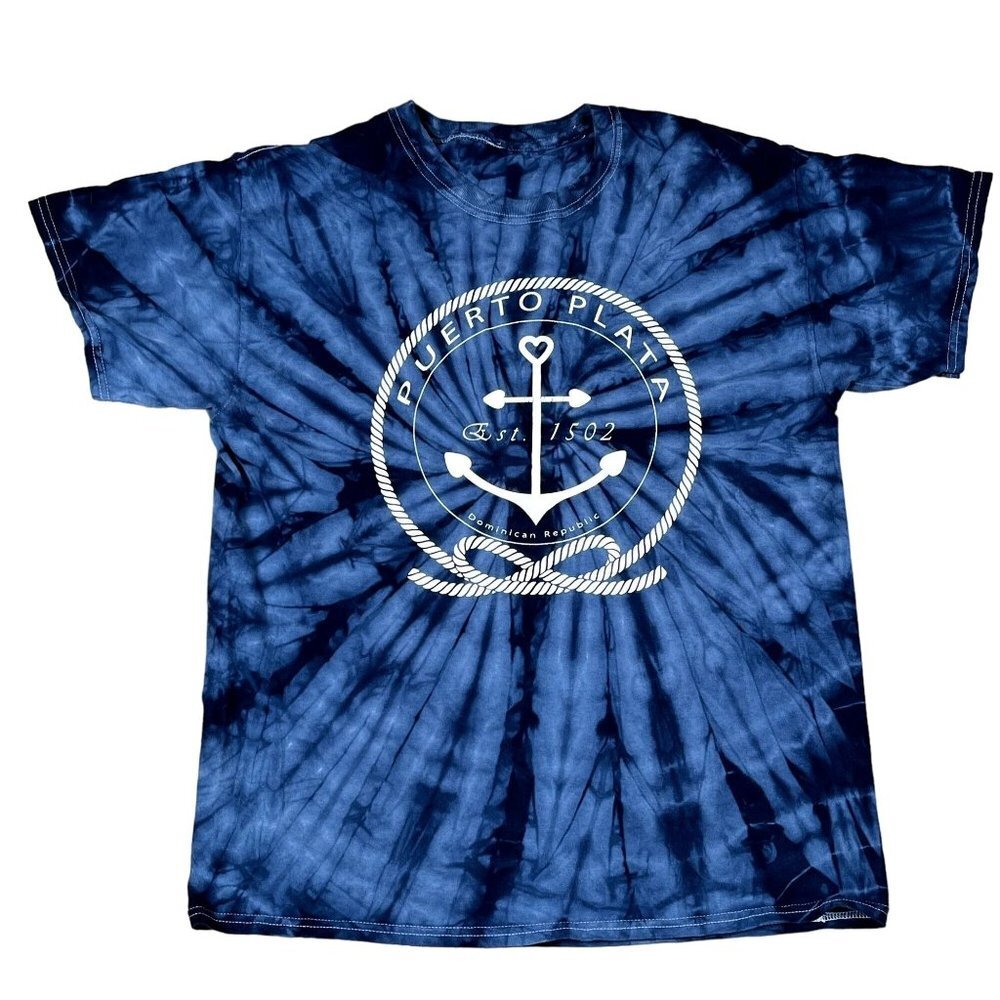 Puerto Plata Dominican Republic Tie‎ Dye T-Shirt Size Medium